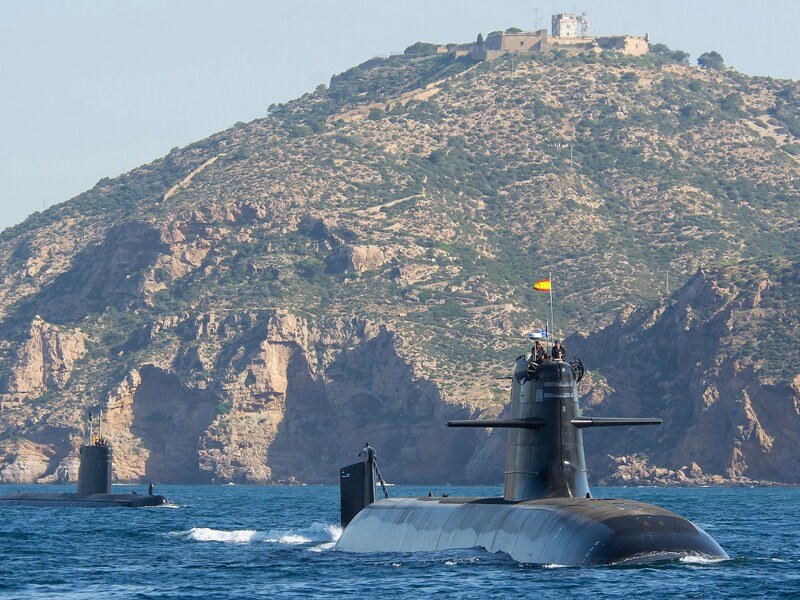 España inicia pruebas del submarino S-82 en Cartagena