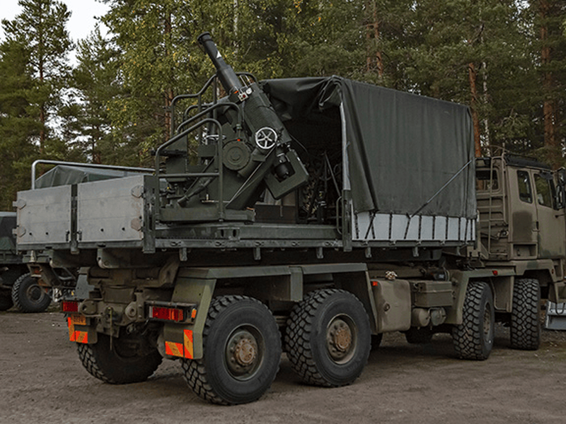 Finlandia adquirirá más de 100 sistemas de mortero Patria TREMOS