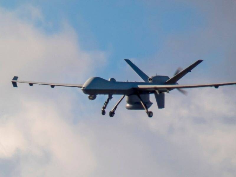 Vehículo aéreo no tripulado General Atomics MQ-9 Reaper, empleado para misiones de inteligencia, vigilancia y reconocimiento (ISR).