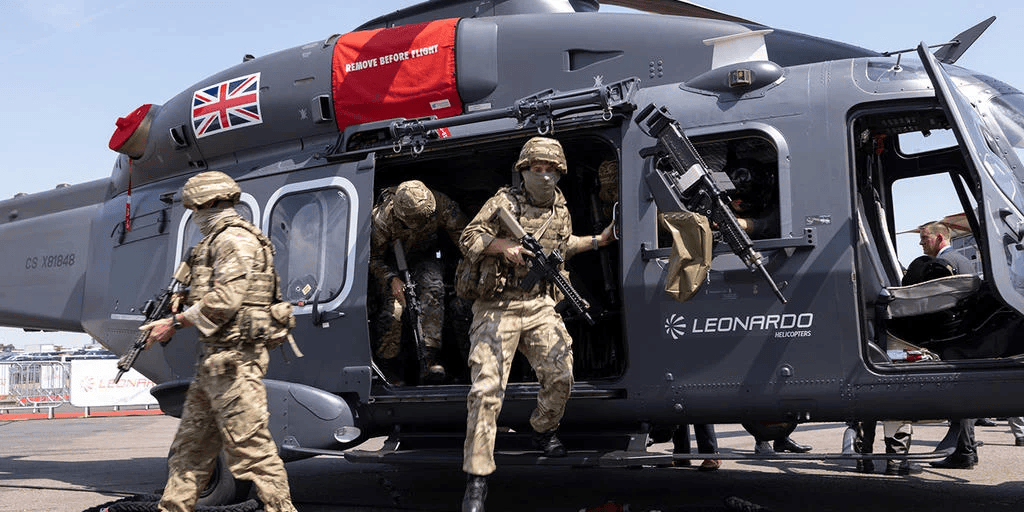 Reino Unido adquiere helicópteros AW149 NMH de Leonardo por USD 1.270 millones