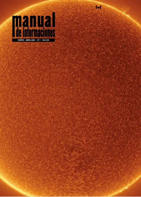 Tapa de la Revista Manual de Informaciones 2024 - Vol. 66 Nº 1